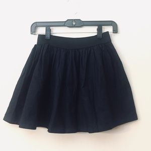 💕Navy A-Line/Flattered Linen Mini Skirt💕